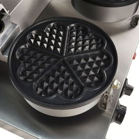 Machine à gaufres professionnelle en acier inoxydable de haute qualité pour restaurant