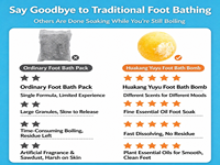 Bombe de bain de pieds naturelle aux herbes, boules effervescentes parfumées pour la relaxation des pieds, personnalisation OEM et marque privée disponibles