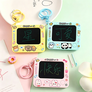 Mini tourne-disque en PVC en gros, porte-clés de jeu d'anime, jouet fantaisie, prix pour enfants, arcade, hamster, tableau d'écriture de poche, <span class=keywords><strong>projecteur</strong></span> en plastique - Product Image 6