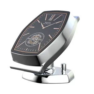 Fabriek Direct Horloge Vorm 360 Graden Verstelbaar Hoofd Dashboard Magnetische Auto Telefoonhouder Universeel Klein Formaat Mobiele Telefoon Beugel