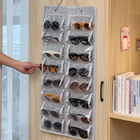 Étui rigide pour lunettes de lecture avec fermeture à crochet, robuste, résistant aux rayures, rangement sécurisé, organiseur de lunettes