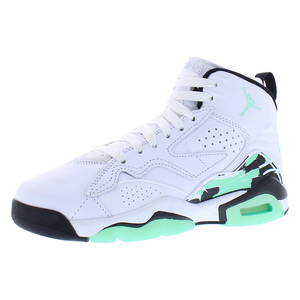 Jordan MVP Leather GS Chaussures de basket-ball pour garçons Blanc Vert Lumineux Noir - Product Image 1