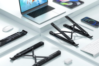 Soporte Ergonómico para Laptop con USB C y USB 3.0 para la Configuración del Escritorio de Oficina