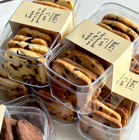 Boîte à bento en papier personnalisée pour gâteaux, pâtisseries, desserts, en-cas de boulangerie, repas prêts à manger et emballages alimentaires à emporter