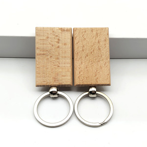 Llavero de Madera Ecológico con Logotipo Personalizado Grabado con Láser, con Forma Personalizada, Manualidades, Llavero de Madera en Blanco - Product Image 3