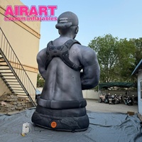 Fournisseur d'usine de sculptures humaines gonflables, garçon musclé gonflable pour la décoration de festivals de musique