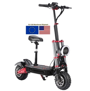 Trottinette adulte S5, trottinette à double moteur 60V, trottinette pliable de 11 pouces avec amortissement de direction - Product Image 3