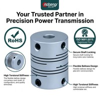 Vis de positionnement à verrouillage zéro noire usinée CNC, fournie directement par l'usine, pour encodeur de servomoteur et automatisation CNC