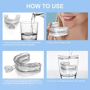 Protège-dents réglable pour le grincement des dents nocturne et anti-ronflement avec poignée de rangement, fournitures de santé, patchs corporels - Product Image 3