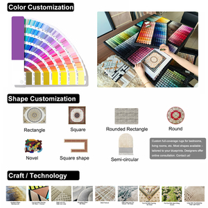 Tappeto Moderno di Lusso Manna, Design Antibatterico, Personalizzabile, Fatto a Mano in Seta di Bambù 100% - Product Image 6