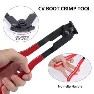 Podofo 2pcs Joint Boot Clamp <b>Pliers</b> <b>Set</b> Hose Band Cut-off <b>Pliers</b> Car Banding Tool Kit Wholesale OEM ODM - Product Image 3