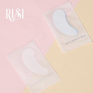 Kirpik uzantıları Lint ücretsiz kollajen jel göz pedleri için RISI tek kullanımlık kirpik hidrojel göz bandı - Product Image 3