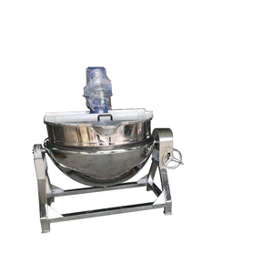 סיר תעשייתי ז 'קט נירוסטה קומקום 100l 500l ריבת מערבל סיר גז חשמלי אדים קומקום אדים agitator - Product Image 6