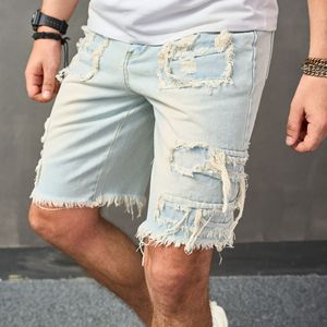 Shorts de Mezclilla Desgastados al por Mayor para Hombre - Product Image 3