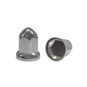Couvercle d'écrou chromé ABS de hauteur <span class=keywords><strong>33</strong></span> mm Couvercles d'écrou de roue de camion - Product Image 1