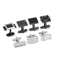 Fabricant de boutons de manchette, ensemble de boutons de manchette tendance, boutons de manchette et clous en métal, boutons de manchette personnalisés en or pour chemise d'homme, luxe