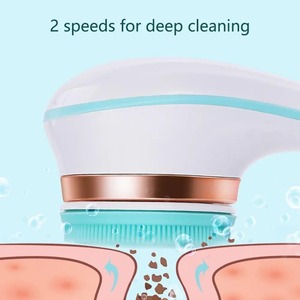 Electric <b>Bath</b> Brush Back Scrubber Rotating <b>Shower</b> Brush Body Brush <b>Set</b> Handle Deep Cleansing Exfoliation Massaging Spin Brush - Product Image 5