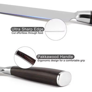 Ensemble de couteaux de cuisine professionnels en acier inoxydable Vg10 du Japon, couteau Yanagiba pour sushi et sashimi - Product Image 2