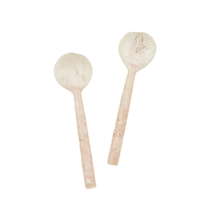 Ensemble de vaisselle en résine faite à la main, cuillère à salade, cuillère à soupe, pour la cuisine, vente en gros, décontracté, formel, FAIZACRAFT - Product Image 1