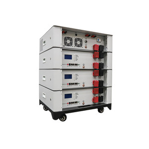 แบตเตอรี่ LiFePO4 แบบโมดูลาร์ 51.2V 5-10kW สำหรับสถานีฐานโทรคมนาคมพลังงานแสงอาทิตย์แบบออฟกริดและไฮบริดกริด - Product Image 1