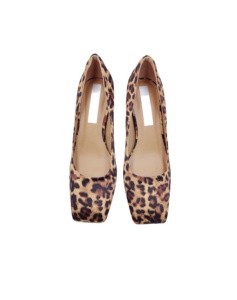 Bombas de punta cuadrada de alta calidad para mujer Estilo de moda para todas las estaciones Hecho de caucho + Material de PU - Product Image 6