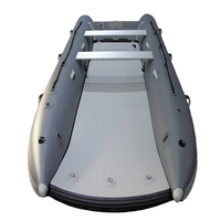 MC 400 Catamaran PVC Hypalon Yacht de sport gonflable Bateau de divertissement en plein air et plancher en aluminium pour la pêche