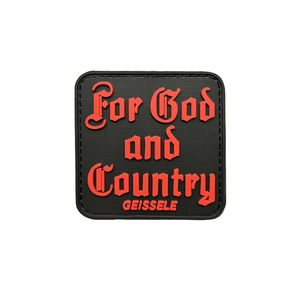 Outdoor Jason Morale FOG Canoe PVC Silicone Badge G Od <b>Backpack</b> Sticker 3D Environmental Protection Customizable Size Water - Product Image 2