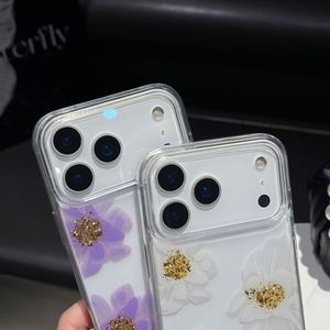 Funda Elegante con Diseño Floral para iPhone 17, Transparente con Pegamento, para iPhone 15, 16, 17 Pro Max - Product Image 4