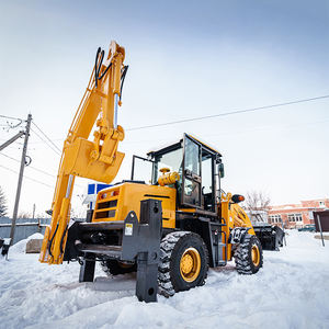 Desain baru harga pabrik 4x4 pemuat depan tipe rupa 1Ton 1000kg ekskavator Backhoe <span class=keywords><strong>Loader</strong></span> dengan 4 ember In1 - Product Image 2