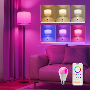 <span class=keywords><strong>Lampe</strong></span> sur pied LED avec télécommande et application intelligente, <span class=keywords><strong>lampe</strong></span> sur pied RGB multicolore à intensité variable, <span class=keywords><strong>lampe</strong></span> décorative créative pour canapé et chambre à coucher - Product Image 6