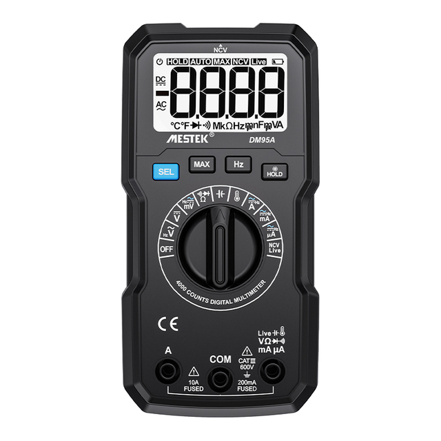 Digital Smart Amprobe Multimeter High Precision Intelligent Small Voltage Meter With Manual Range Smart Multimeters