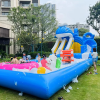 Piscine gonflable commerciale en mousse, grande taille, parc aquatique à thème, jeu de fête pour enfants et adultes, location d'événements en plein air, fosse à mousse de savon