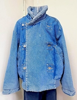 Blouson Biker Homme en Similicuir Bordeaux et Noir Tie-Dye, Multi-Zippé, Col Montant, Style Gothique Streetwear, Vêtement d'extérieur OEM ODM