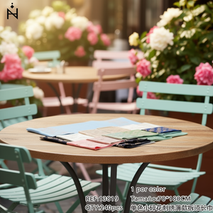 Sciarpa lunga con frange sottili e ricamo floreale in tinta unita 70x180 cm per accessori moda da donna - Product Image 3