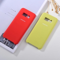 Emballage de détail étui en silicone liquide d'origine housse de protection souple pour Samsung Galaxy S10 S20 Plus s10e Note 10 + 20 + S7 edge