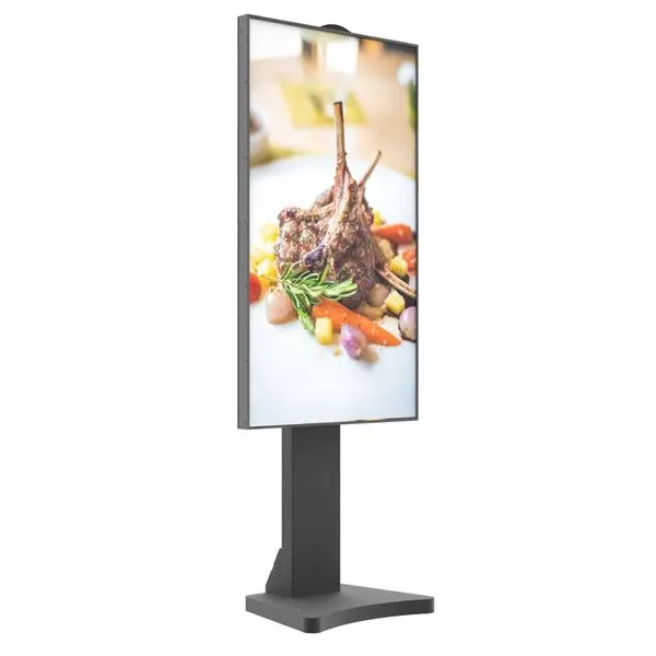 55 65 75inch floor standing high brightness media player 4K resolution indoor digital signage lcd display monitor window display