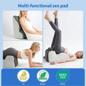 Oreiller ergonomique multifonctionnel en mousse à mémoire <span class=keywords><strong>de</strong></span> forme, <span class=keywords><strong>coussin</strong></span> lavable pour le sommeil, soutien du dos et soulagement des douleurs aux jambes, confort assis - Product Image 6