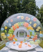 WINSUN-Ballon Gonflable Blanc Transparent pour Maison à Bulles