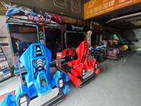 Machine de jeu vidéo d'arcade de course de chevaux à monnayeur Jiaxin avec support anglais, 2 joueurs, pour centres de divertissement