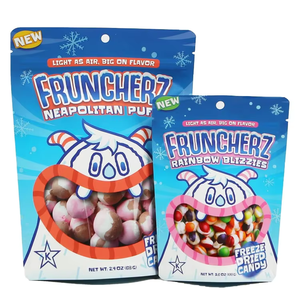 مخصص مطبوع ختم حراري رقائق الألومنيوم تجميد الحلوى المجففة التعبئة والتغليف دويباك الوقوف الحقيبة مع نافذة واضحة - Product Image 3