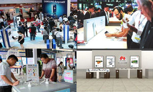 Điện thoại An Ninh hiển thị đứng Earbuds chống trộm gắn sạc thiết bị triển lãm điện thoại di động chủ sạc <span class=keywords><strong>EAS</strong></span> hệ thống báo động - Product Image 3