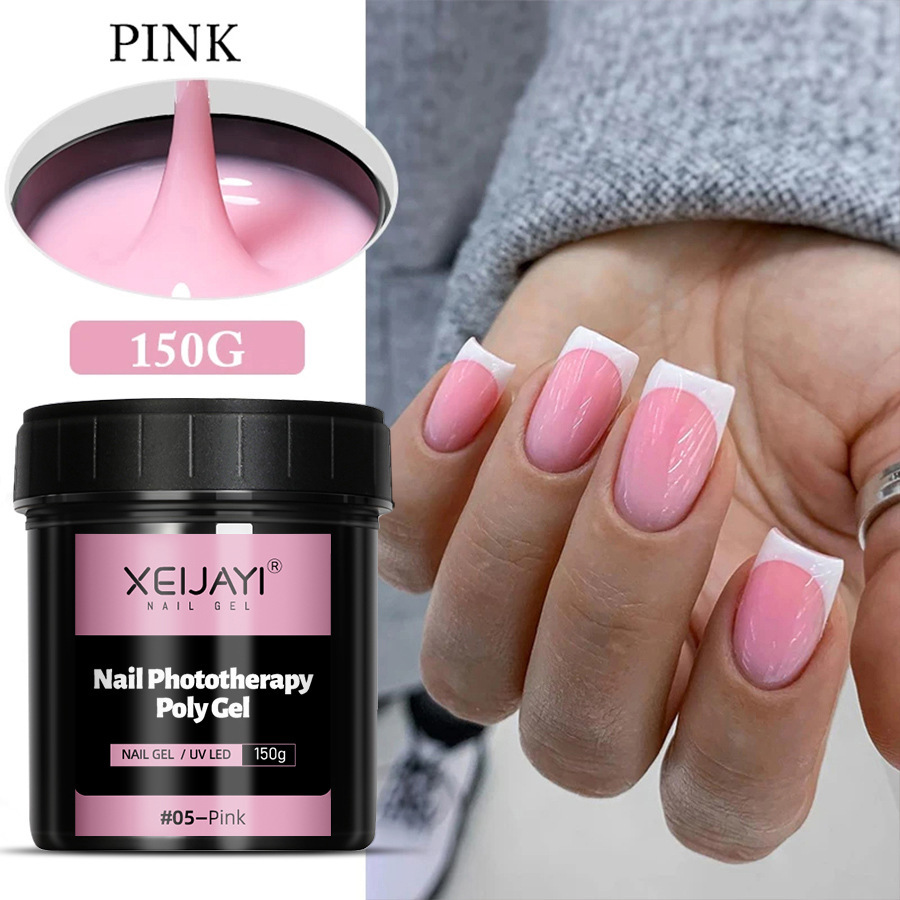 150g#05-Gel de extensión rosa