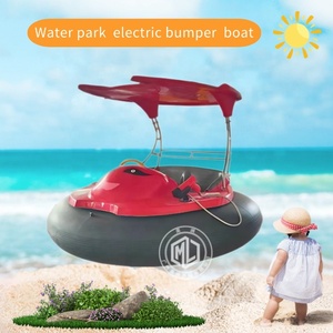 工場直販 卸売 中古 ファイバーグラス製バンパーボート 足漕ぎ式電動プロペラ水上バイク 1台からの注文受付 - Product Image 3