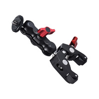 Einstellbare Action-Kamera halterung mit 1/4 "Schrauben lenker klemme für GoPro Action-Kameras Smartphones Fahrräder Motorräder
