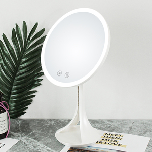 Gương Trang Điểm Màn Hình Cảm Ứng Vanity Gương Với Độ Sáng LED Điều Chỉnh USB Có Thể Sạc Lại Máy Tính Để Bàn Gương Mỹ Phẩm - Product Image 2