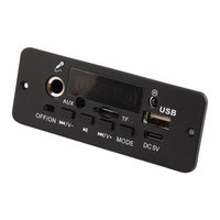 Placa Amplificadora de Potencia DC5V con Función de Conexión de Micrófono, Módulo Bluetooth 5.0 de 2 * 5W, Placa Decodificadora de MP3