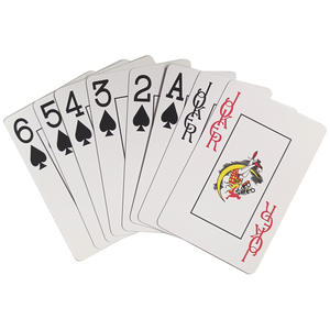 Cartes à jouer <span class=keywords><strong>Tarot</strong></span> personnalisées Coins arrondis écologiques Impression créative de logo Compétition de club Jeu <span class=keywords><strong>multijoueur</strong></span> Carton blanc - Product Image 4