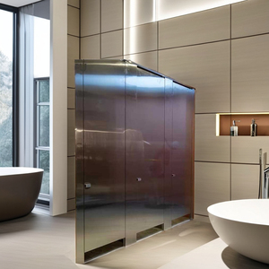 Chất lượng cao Thiết kế hiện đại thương mại thép không gỉ nhà vệ sinh phân vùng không thấm nước được thực hiện bởi nhà sản xuất - Product Image 2