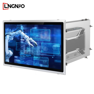 LPC-KR215-W ชนะการประกวด 10 ออลอินวันพีซี ช่วงอุณหภูมิใช้งานกว้าง (-40°C ถึง 80°C) หน่วยความจำวิดีโอ 2GB จอ LCD SSD EU AU KR215 Wif - Product Image 1