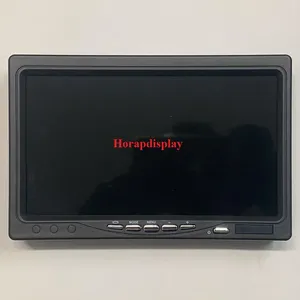 Nuevo Monitor LCD IPS de 7 Pulgadas con Altavoz Integrado, Pantalla Portátil <span class=keywords><strong>Mini</strong></span>, Resolución 1024x600, 16:9, Interfaces AV/<span class=keywords><strong>VGA</strong></span>, Retroiluminación LED - Product Image 3